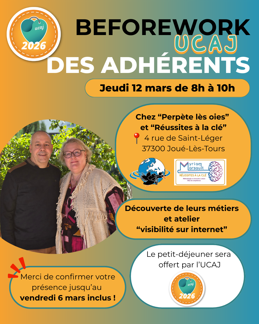 Beforework des adhérents, mars 2026