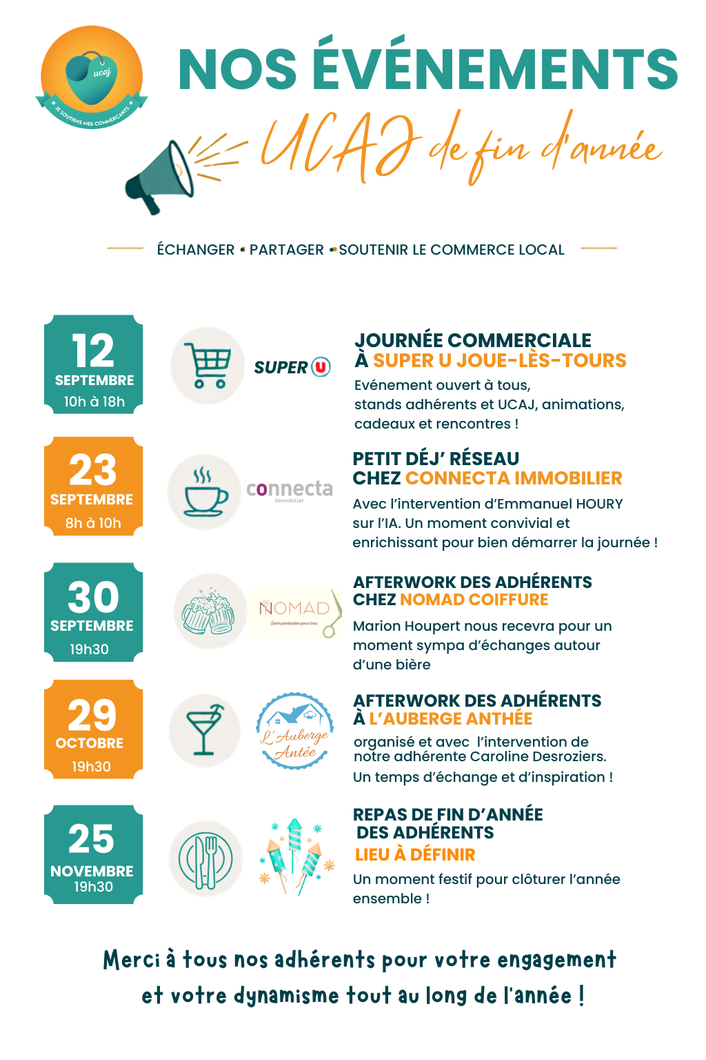 Nos événements fin d'année 2026
